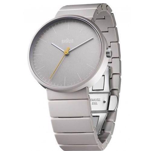 Image of Classic grå keramisk quartz Unisex ur fra Braun, BN0171GYGYG